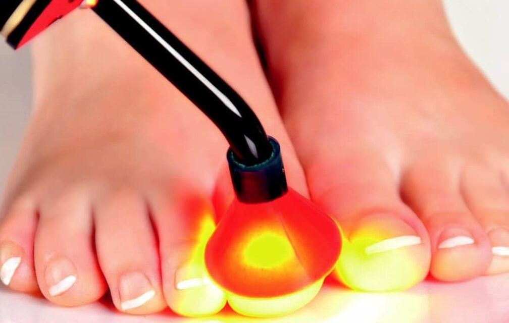 Laser treatment of the foundation
